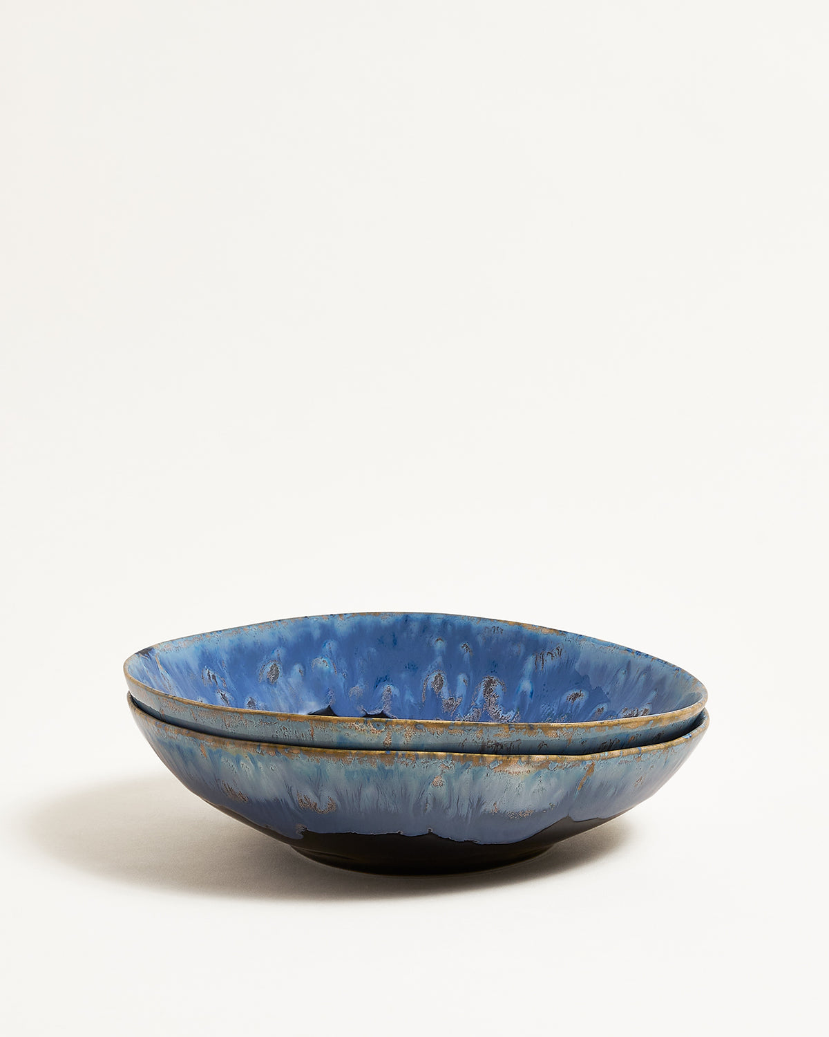 Lino Pasta Plate Deepseablue