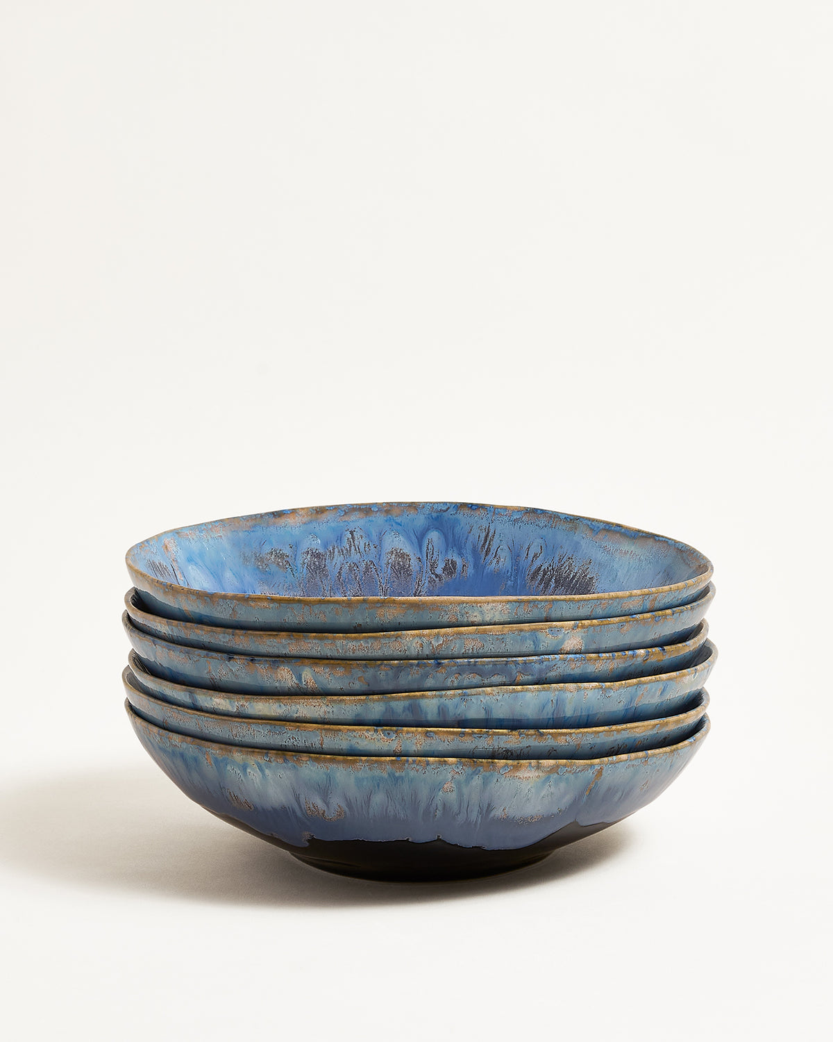 Lino Pasta Plate Deepseablue