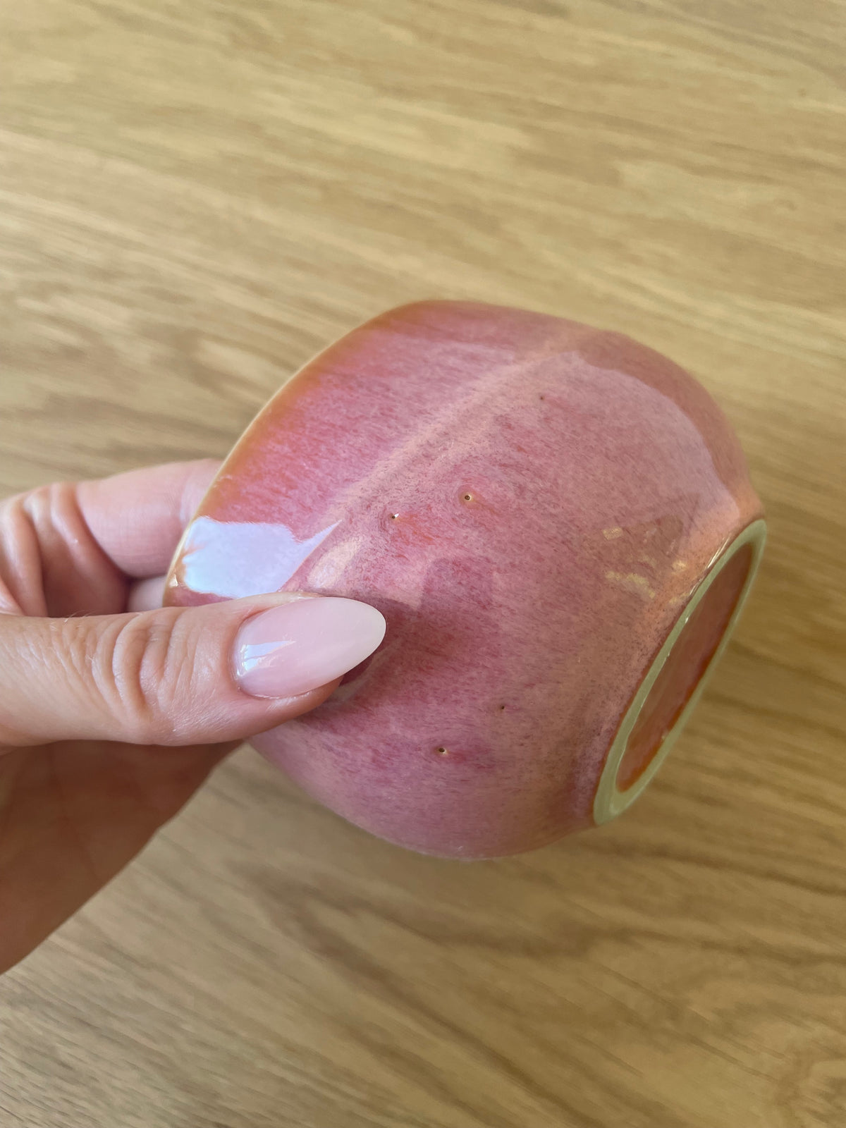 Amora Becher Coral Imperfections