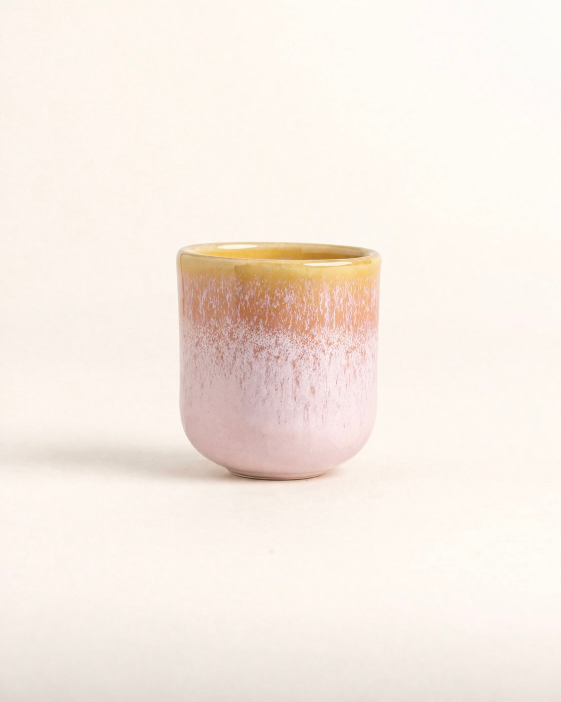 Noa Espressobecher Rosa Gelb