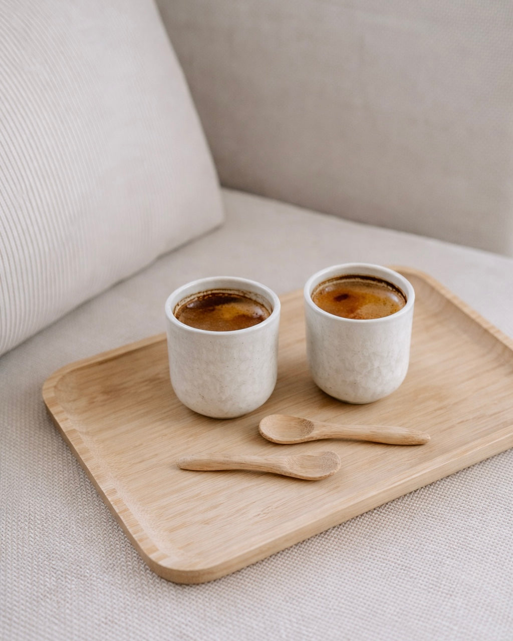 Noa Espressobecher Mattweiss Creme