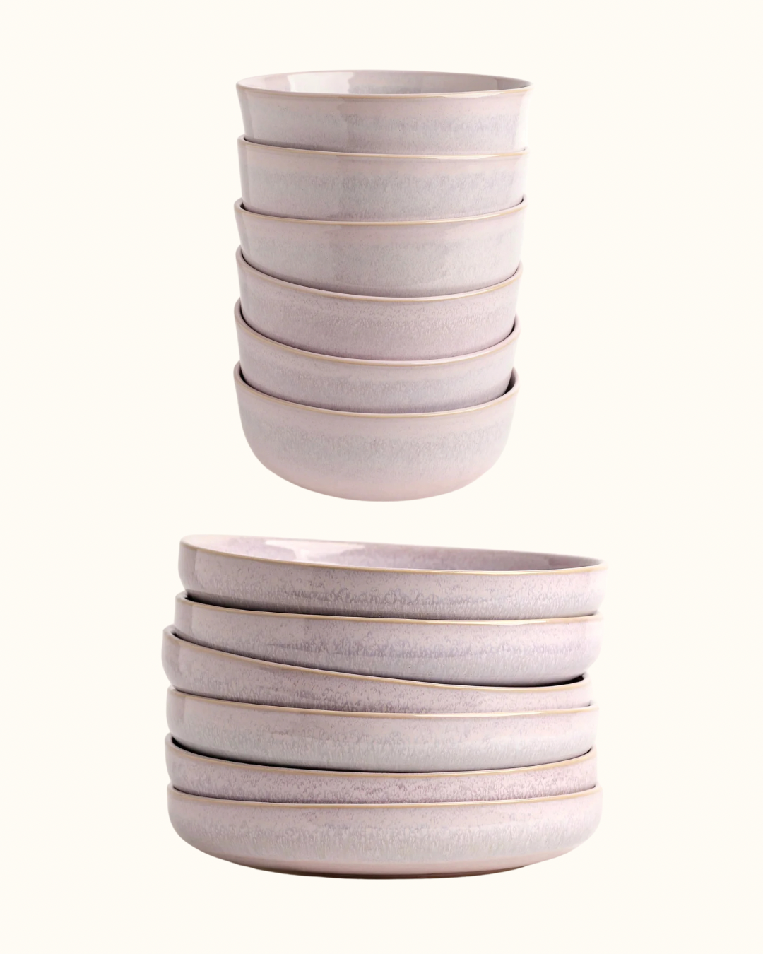 Faro Geschirrset Cotton Pink 12-teilig