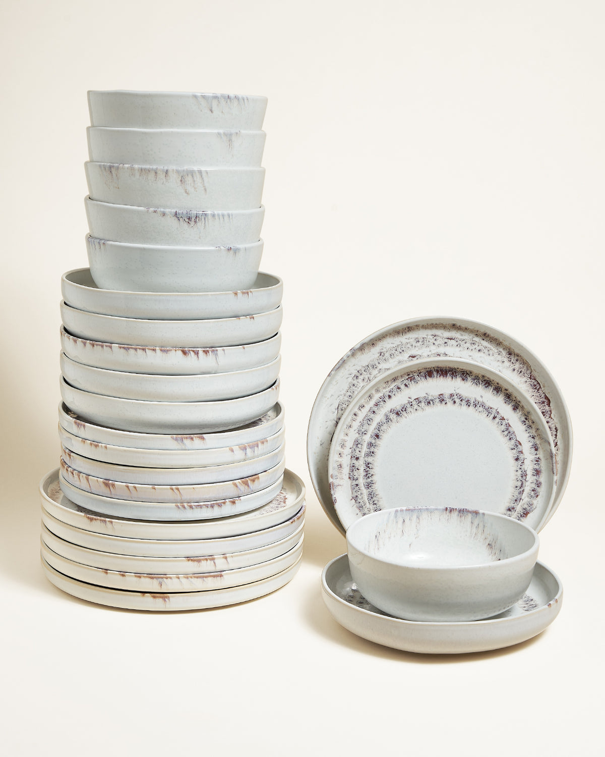 Alfama Geschirrset Lilac 24-teilig