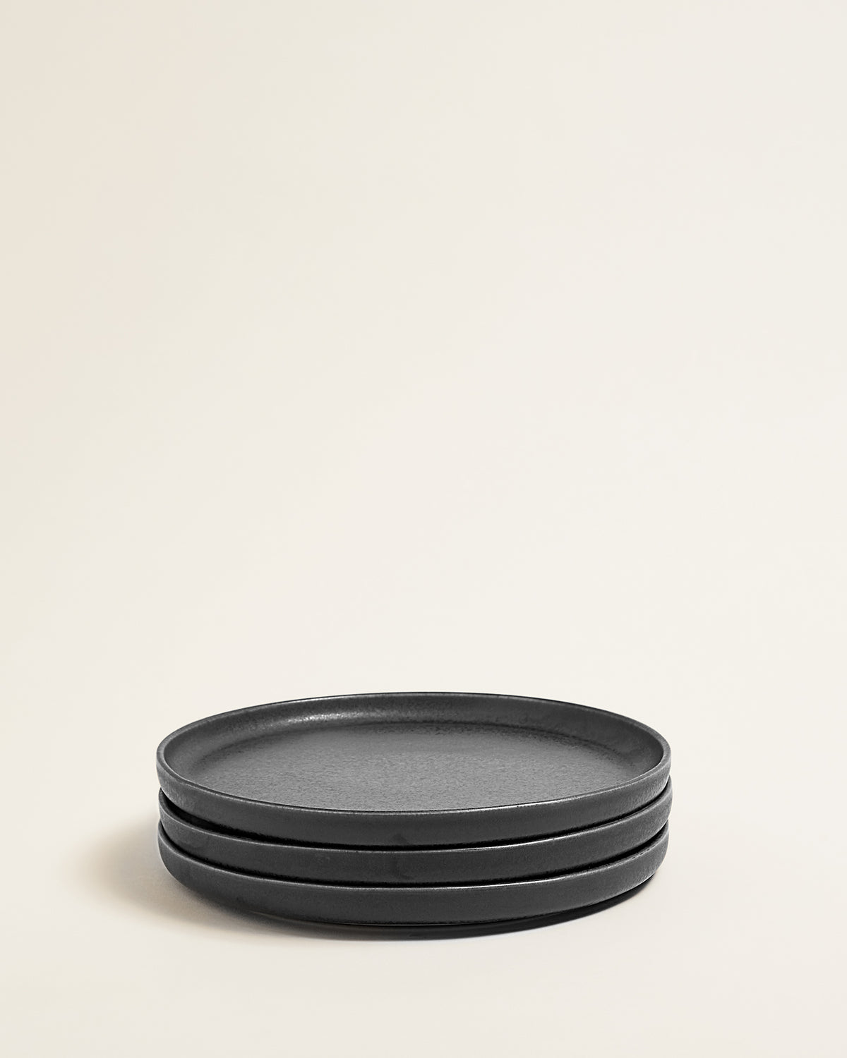Faro plate small matte black-blue