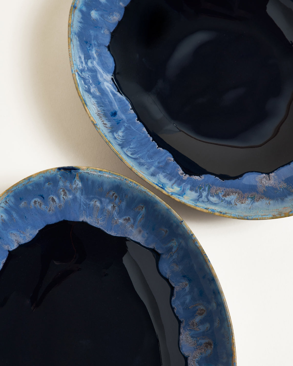 Lino Pasta Plate Deepseablue