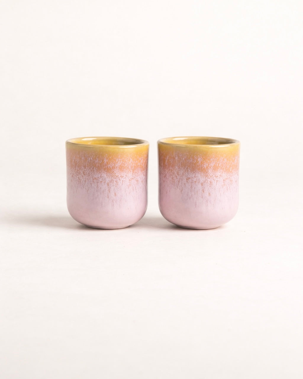 Noa Espressobecher Rosa Gelb