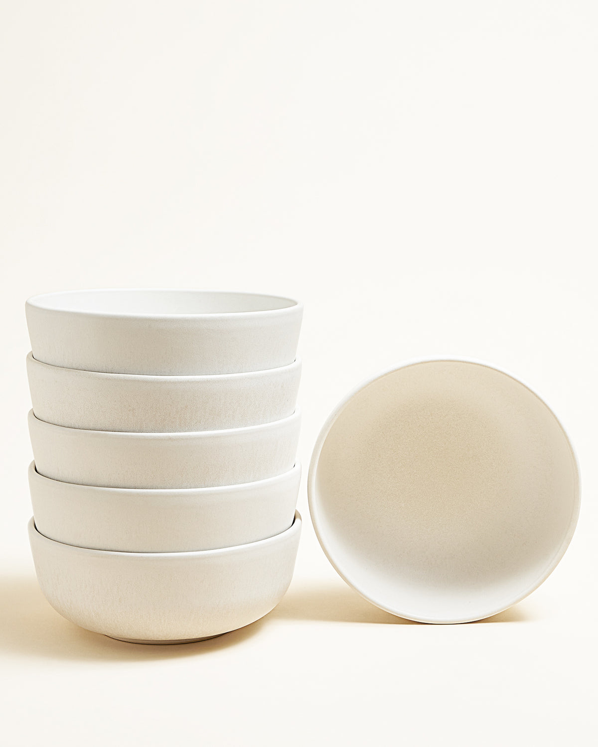 Faro bowl medium matt white