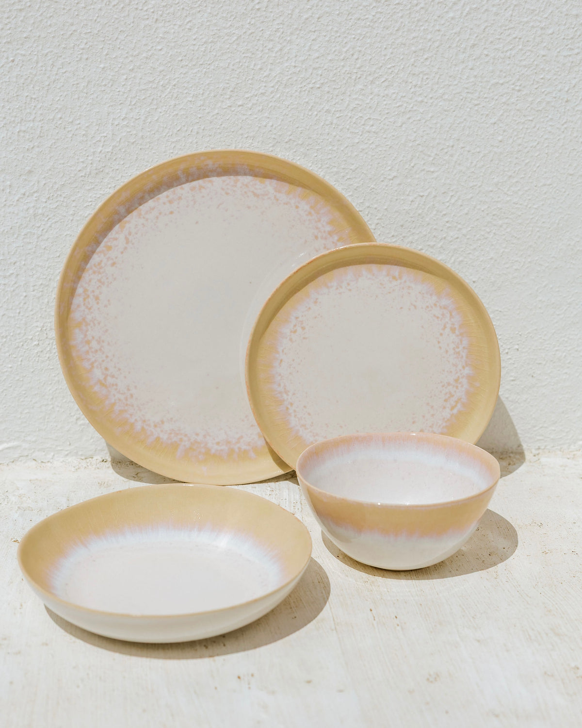Aurora Geschirrset Apricot 24-teilig