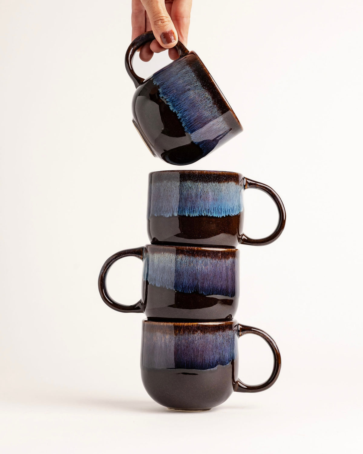 Doce Mug Brown Blue