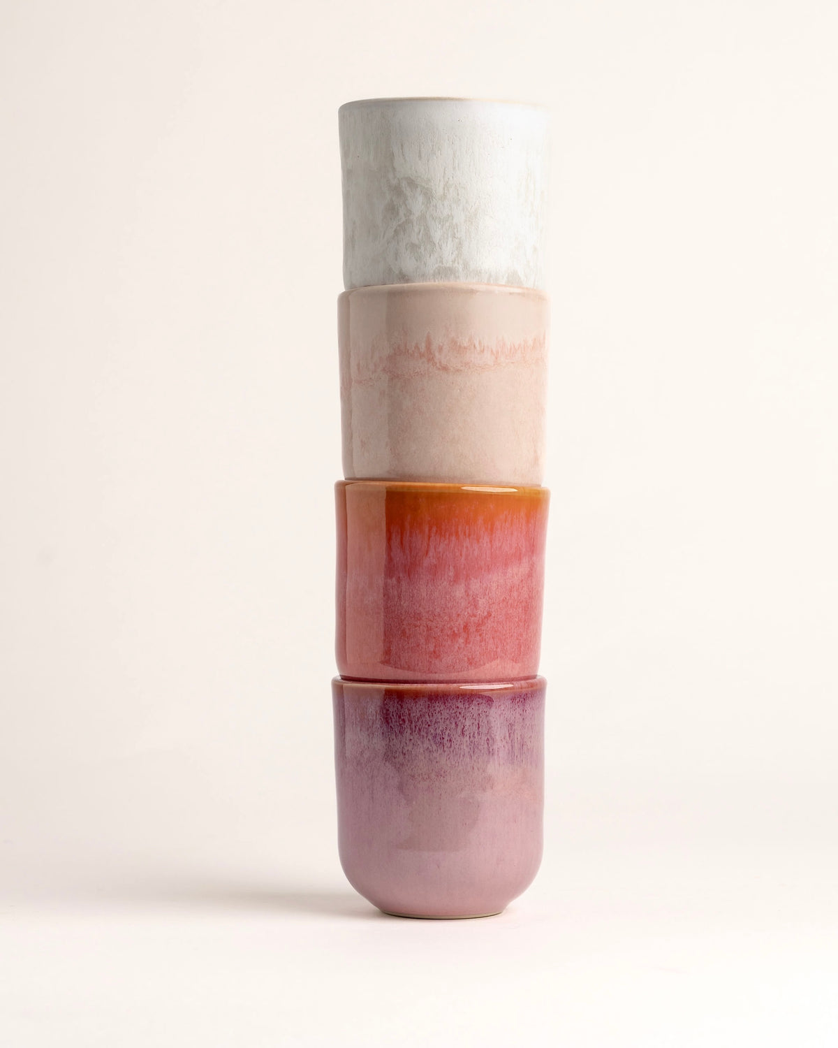 Noa Becher klein Mattweiß Creme