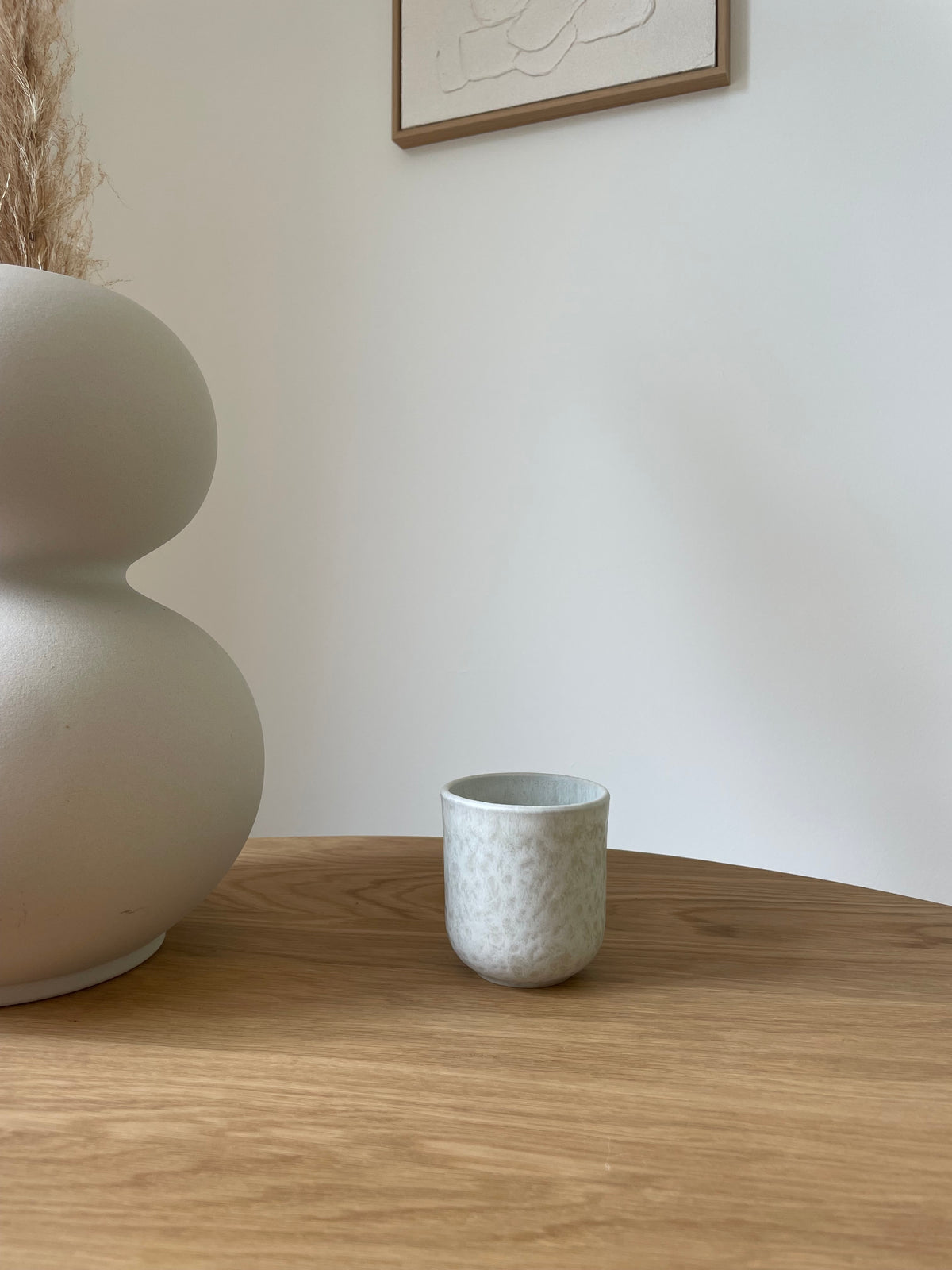 Noa Becher klein Mattweiß Creme
