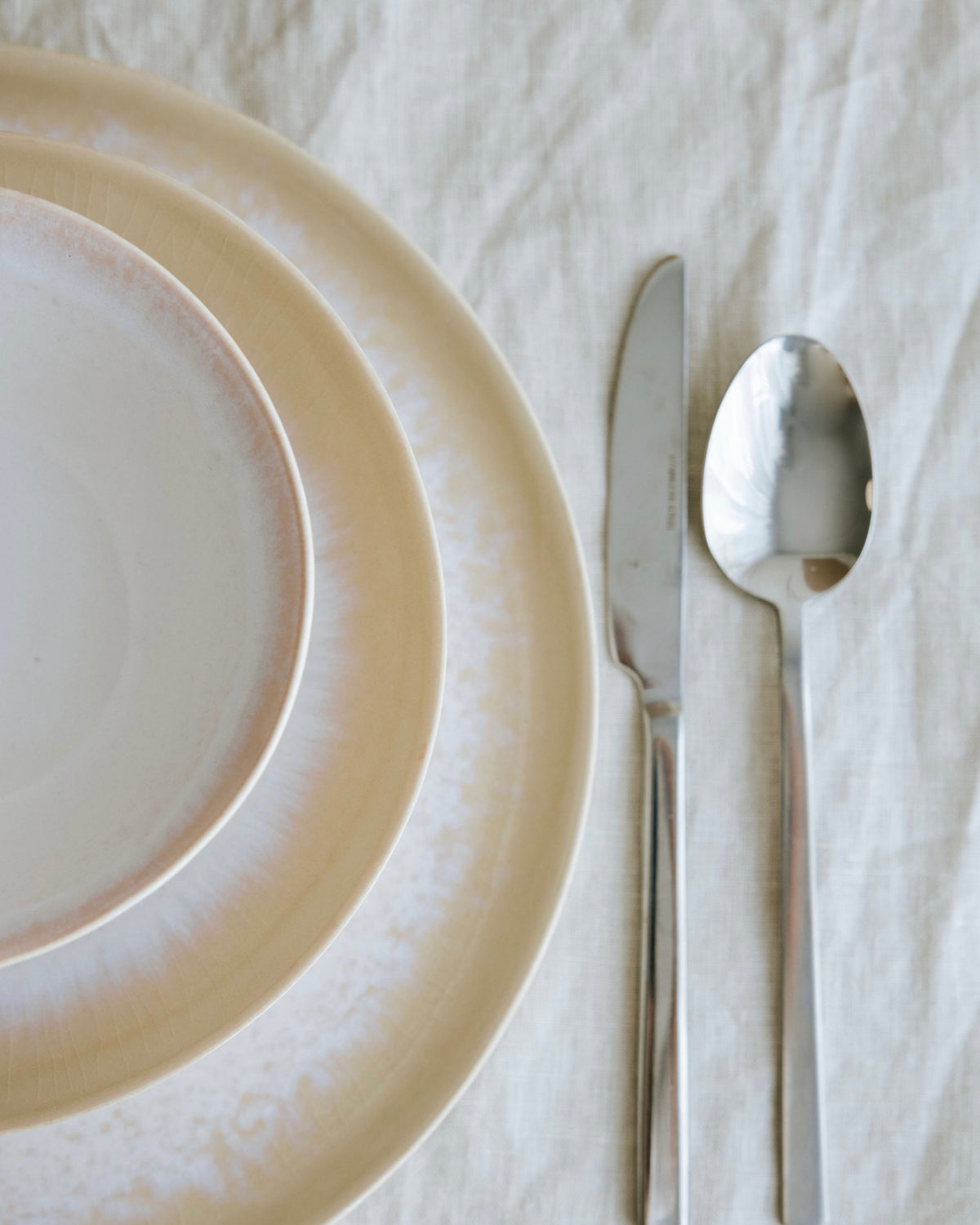 Aurora Geschirrset Apricot 24-teilig