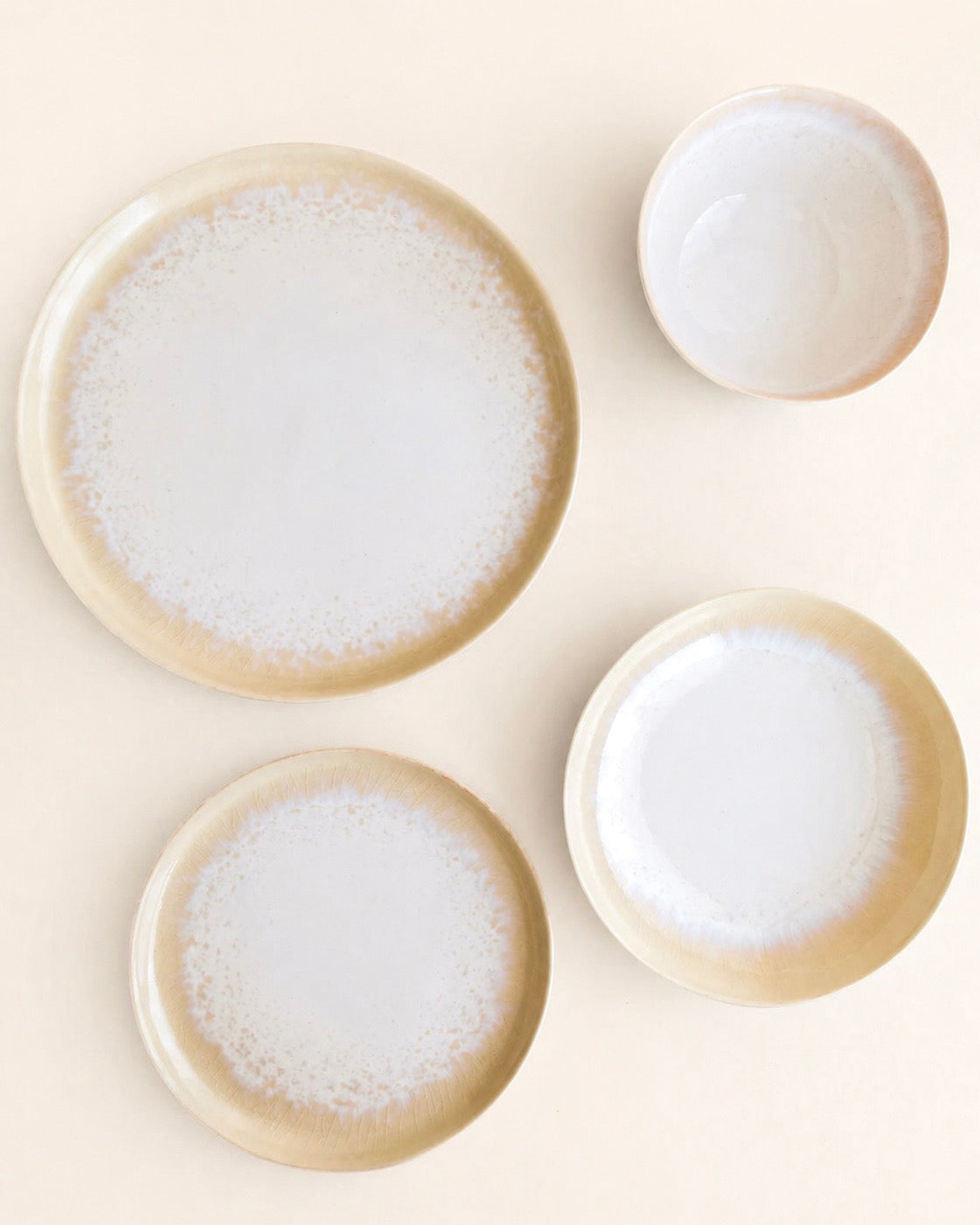 Aurora Geschirrset Apricot 24-teilig