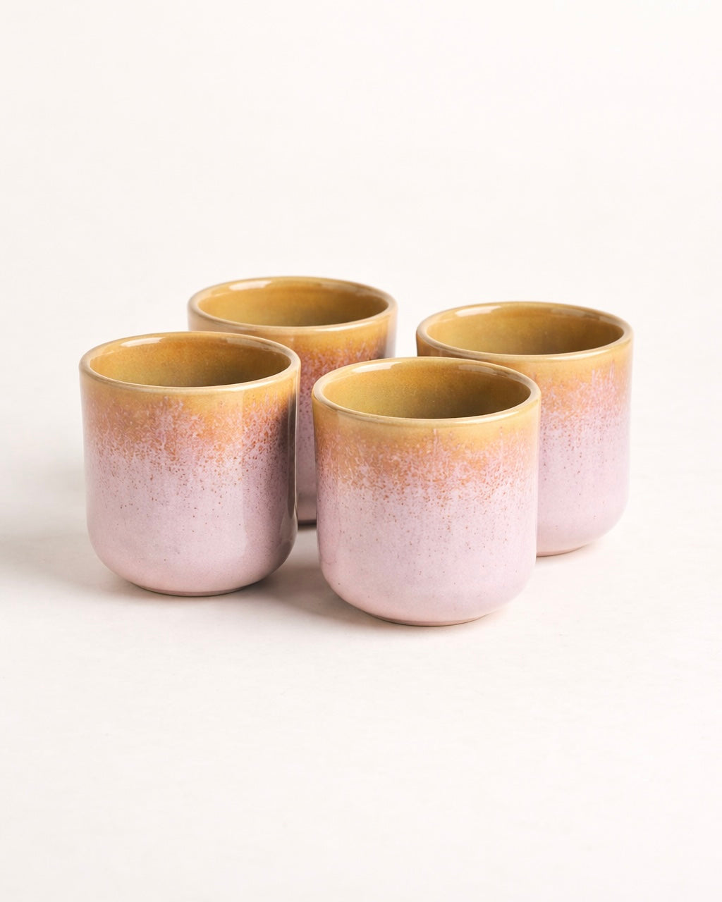 Noa Espressobecher Rosa Gelb