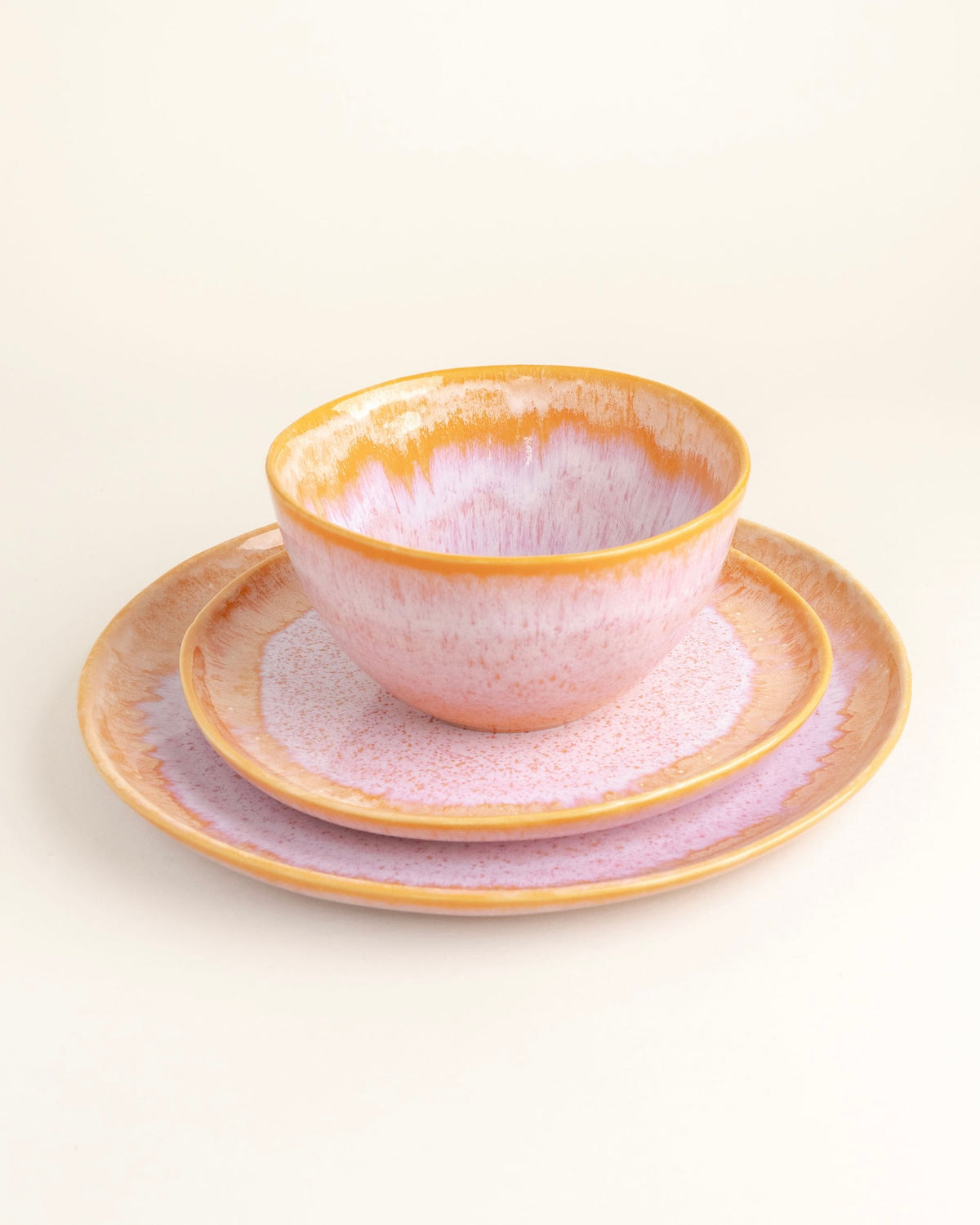 Évora tableware set M Coral Pink 18 pieces