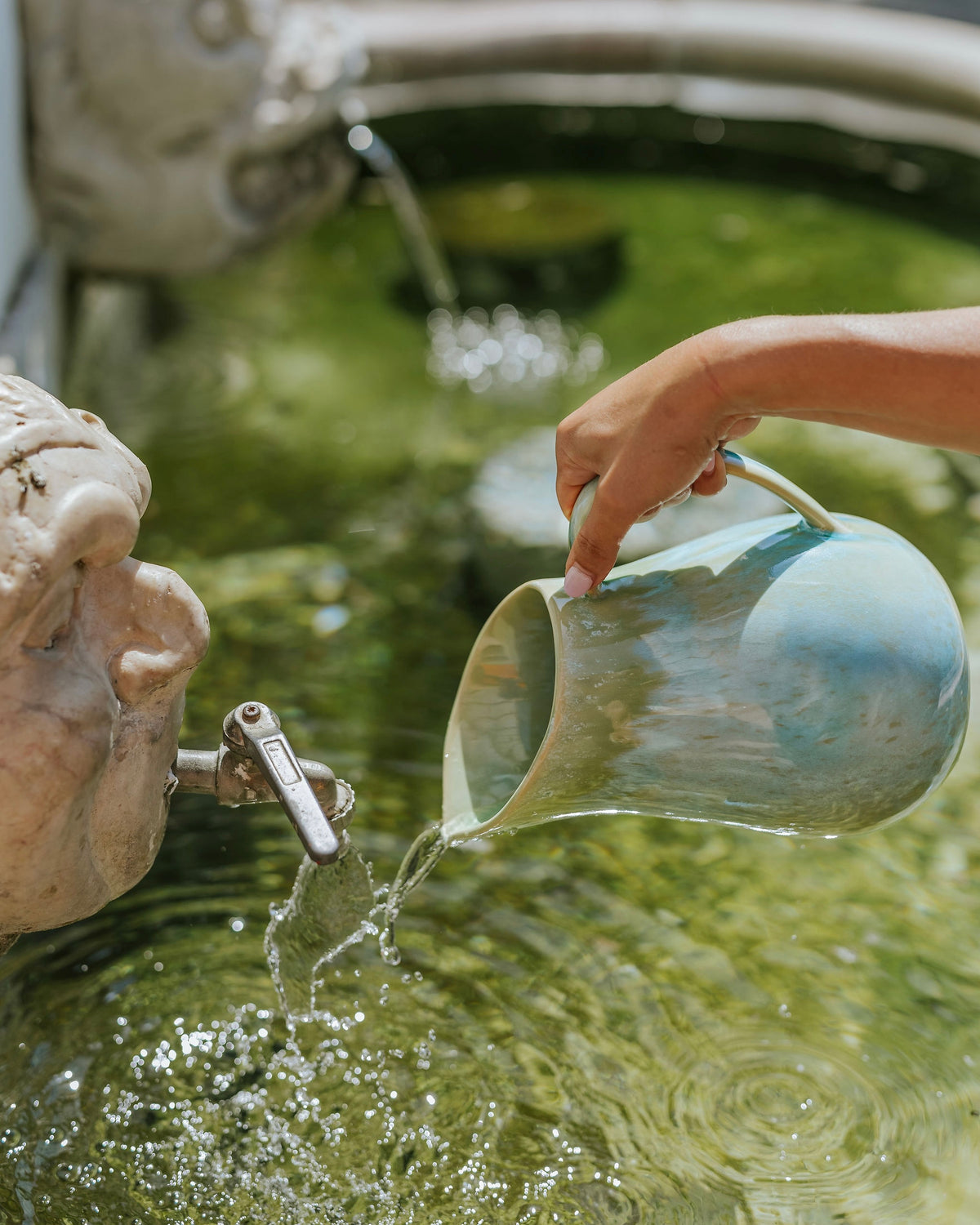 Évora Jug Mint Green